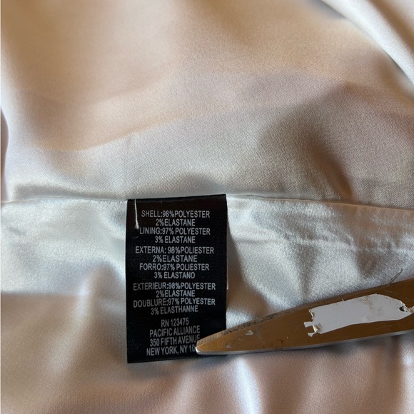 NWT TAHARIA ASL Floral Print Matte Satin Maxi Floral Dress in Lime Fuchsia 2 - Picture 10 of 13